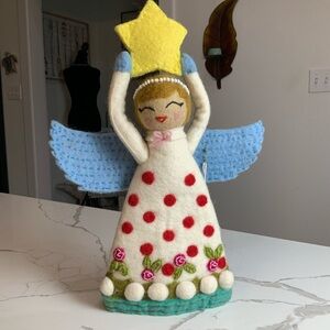 Joy Angel Tree Topper by French Knot